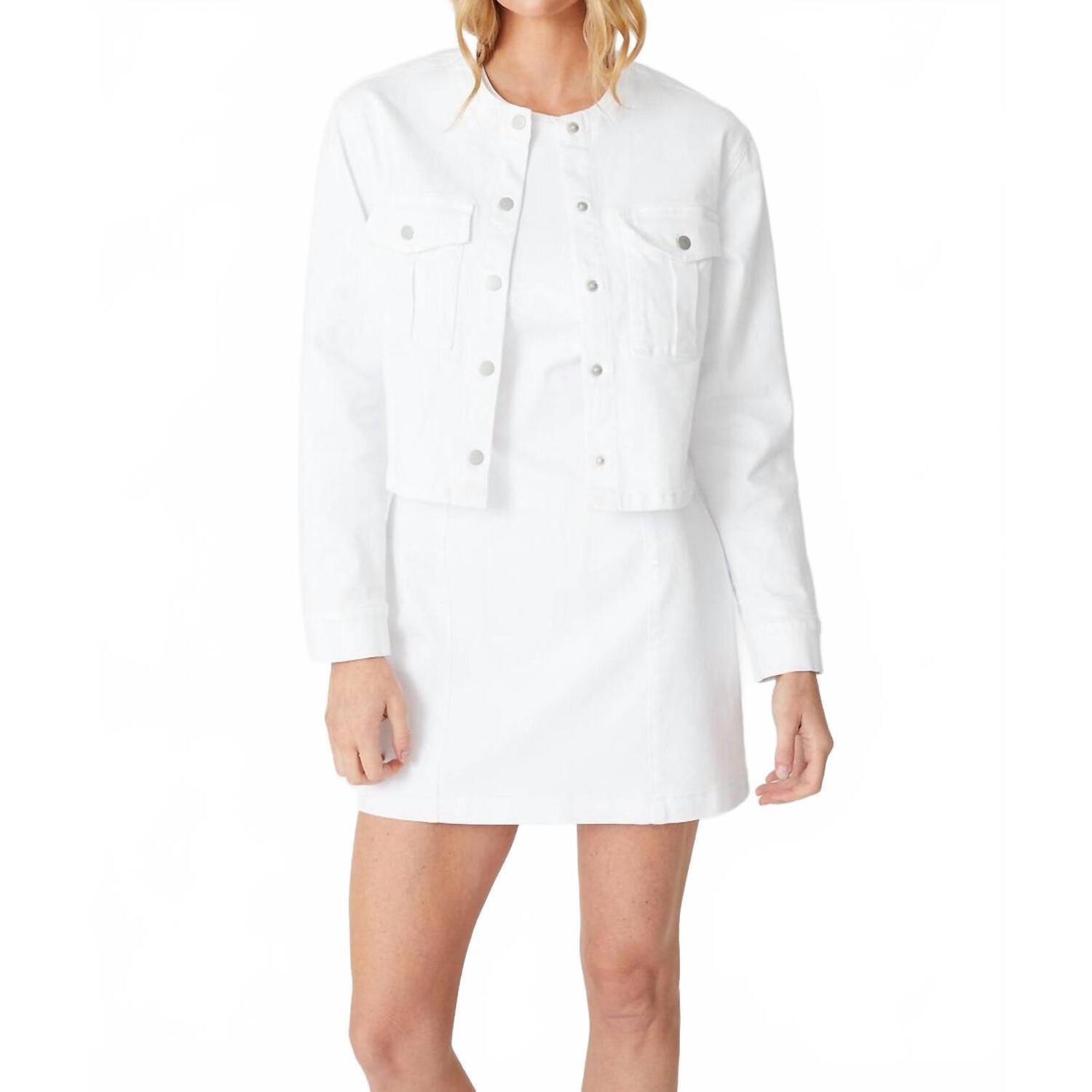 New Level99 Remi Crop Shirt In Stillwater